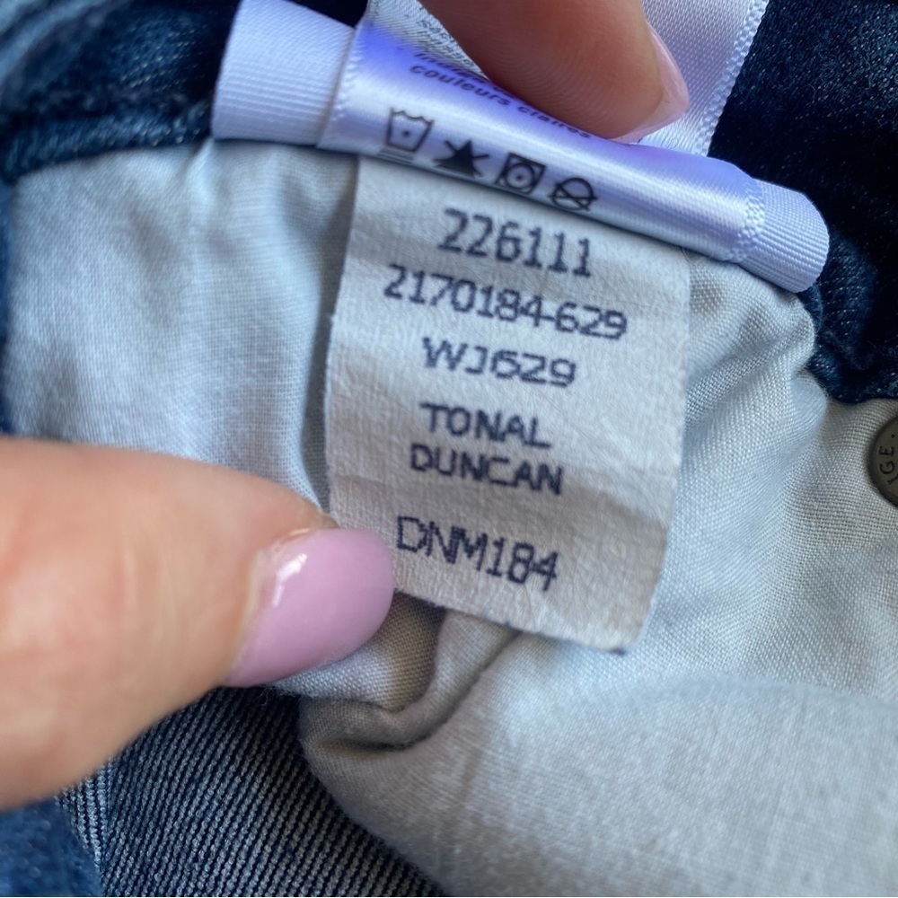 Paige Kylie Crop Jeans Size 26 - Cuffed Denim Pants, Cotton Blend - Picture 6 of 8